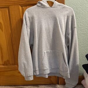 SKIMS Light Gray Hoodie Sweatshirt